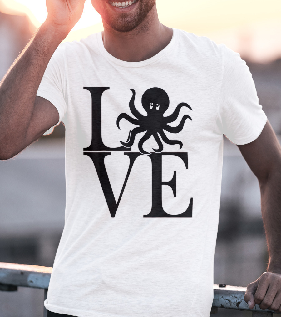 LOVE Octopus Dive Dive Dive T-Shirt