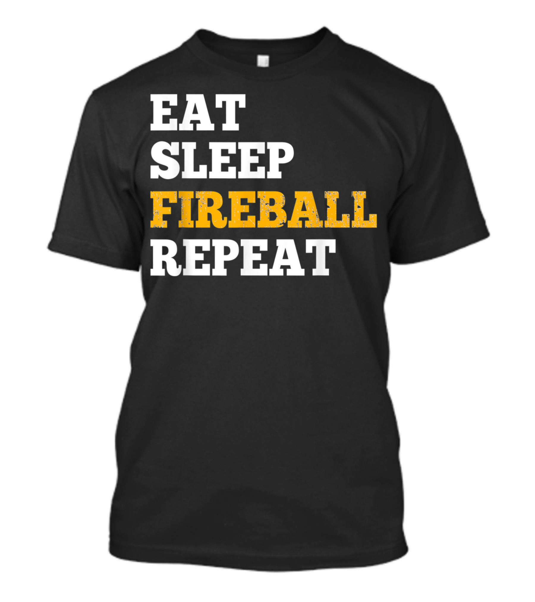 Eat Sleep Fireball Repeat RPG Gamers Gamers T-Shirt