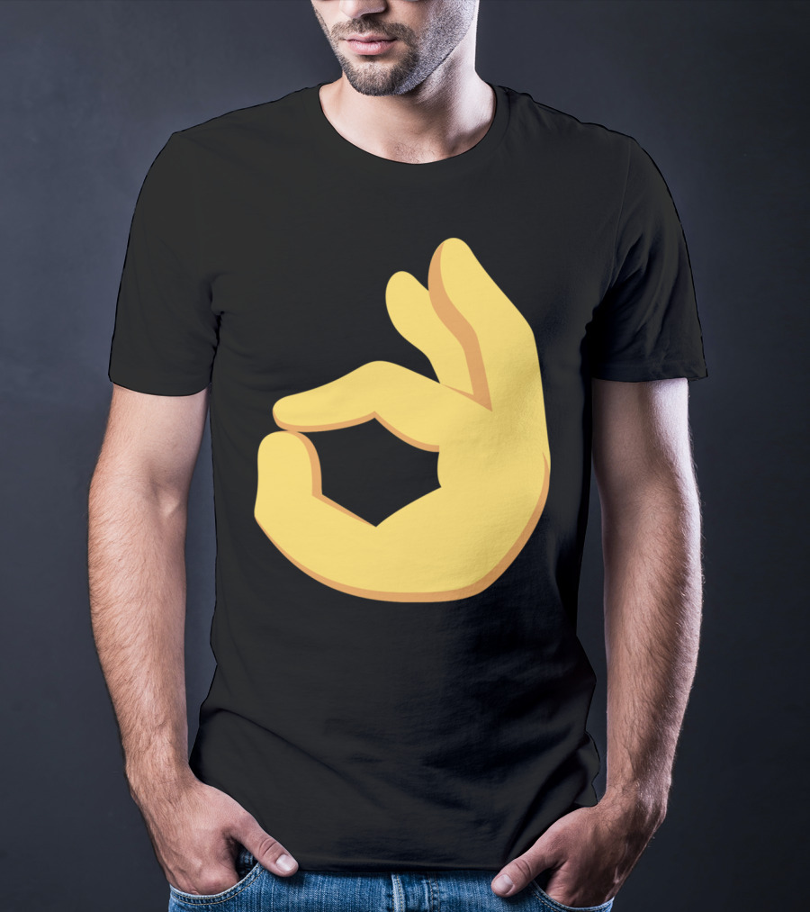 Emoji Ok Hand Sign Okay Yes Dank T-Shirt