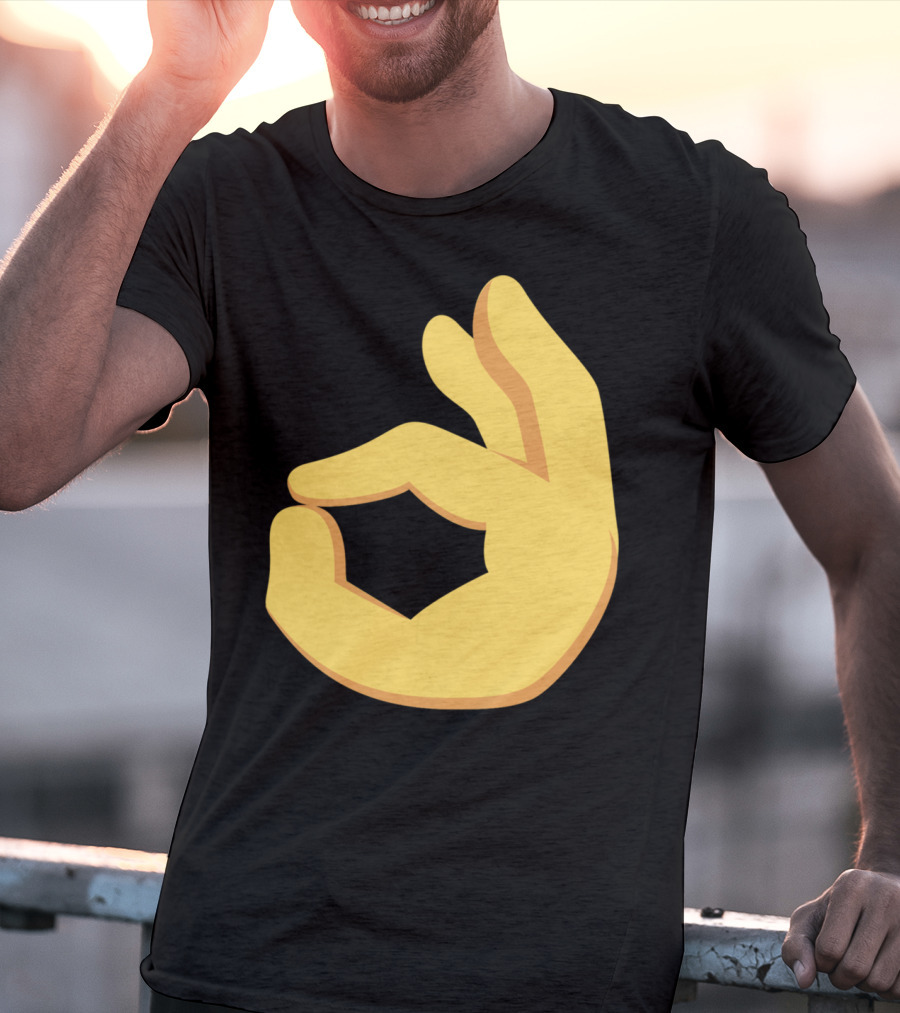 Emoji Ok Hand Sign Okay Yes Dank T-Shirt