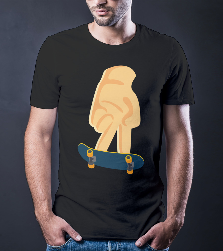 Fingerboard Skateboard Finger Skating Skateboard Board T-Shirt