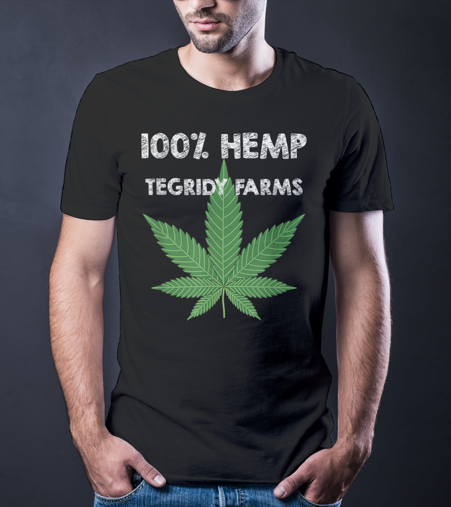 100% Hemp Tegridy Farms Leaf Comedy T-Shirt