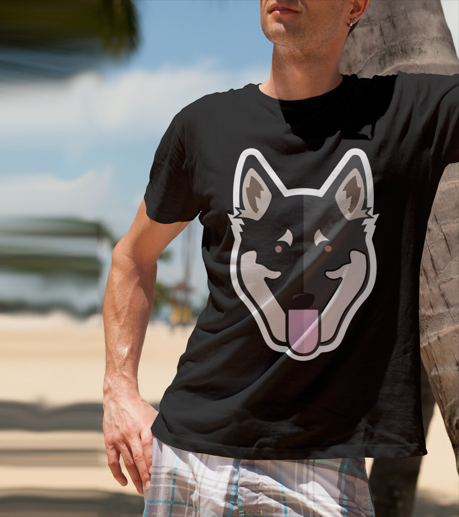German Shepherd Dog Face T-Shirt