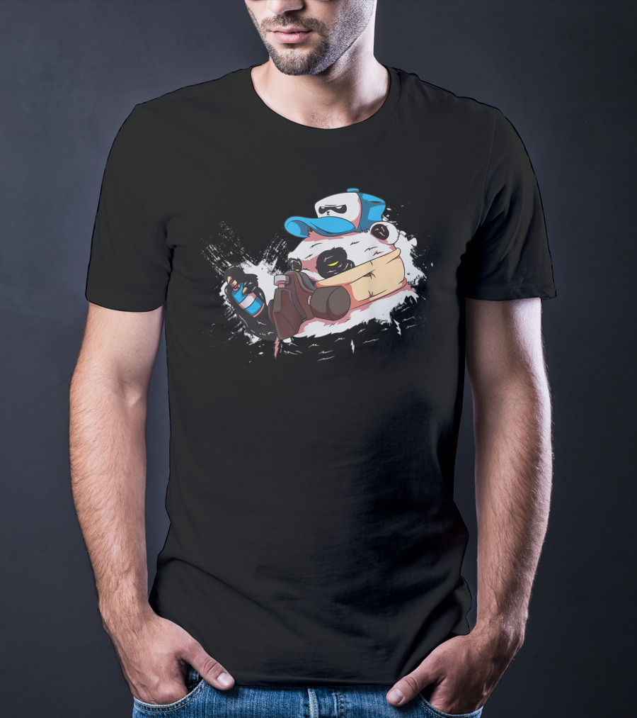 Graffiti Ar Spray Paint Character Collection T-Shirt