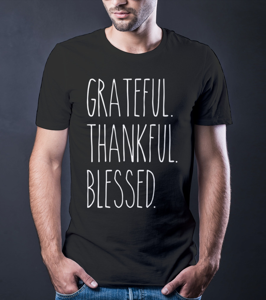 Grateful Thankful Blessed Dunn Coffee Appreciation T-Shirt
