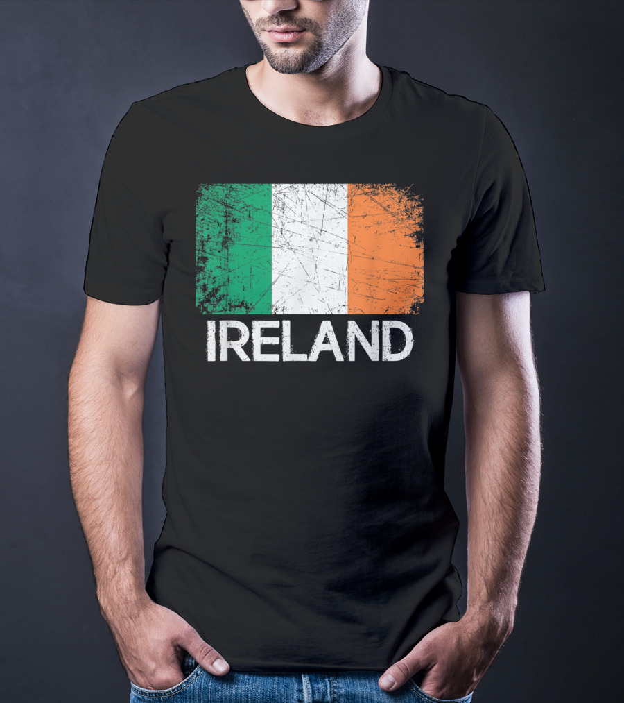 Ireland Flag Vintage T-Shirt
