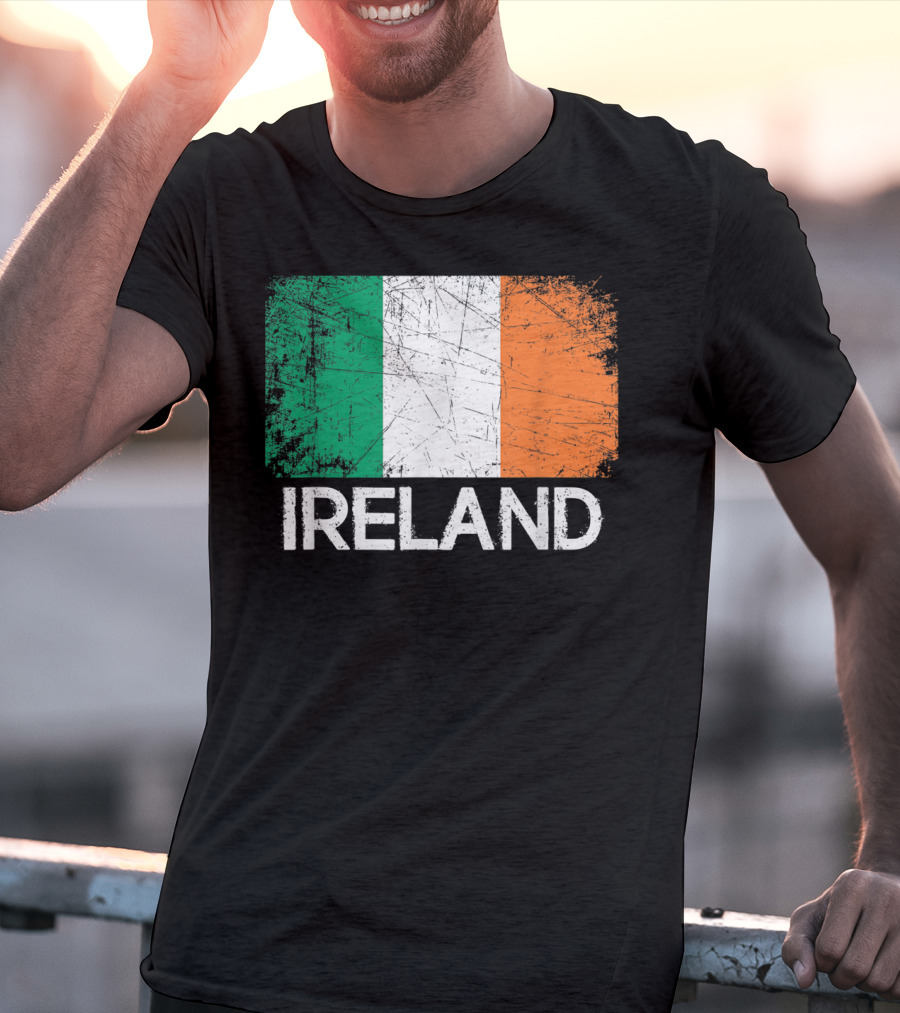 Ireland Flag Vintage T-Shirt