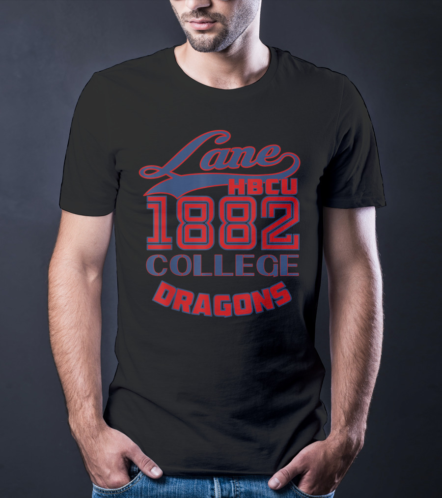 Lane HBCU 1882 College Dragons T-Shirt