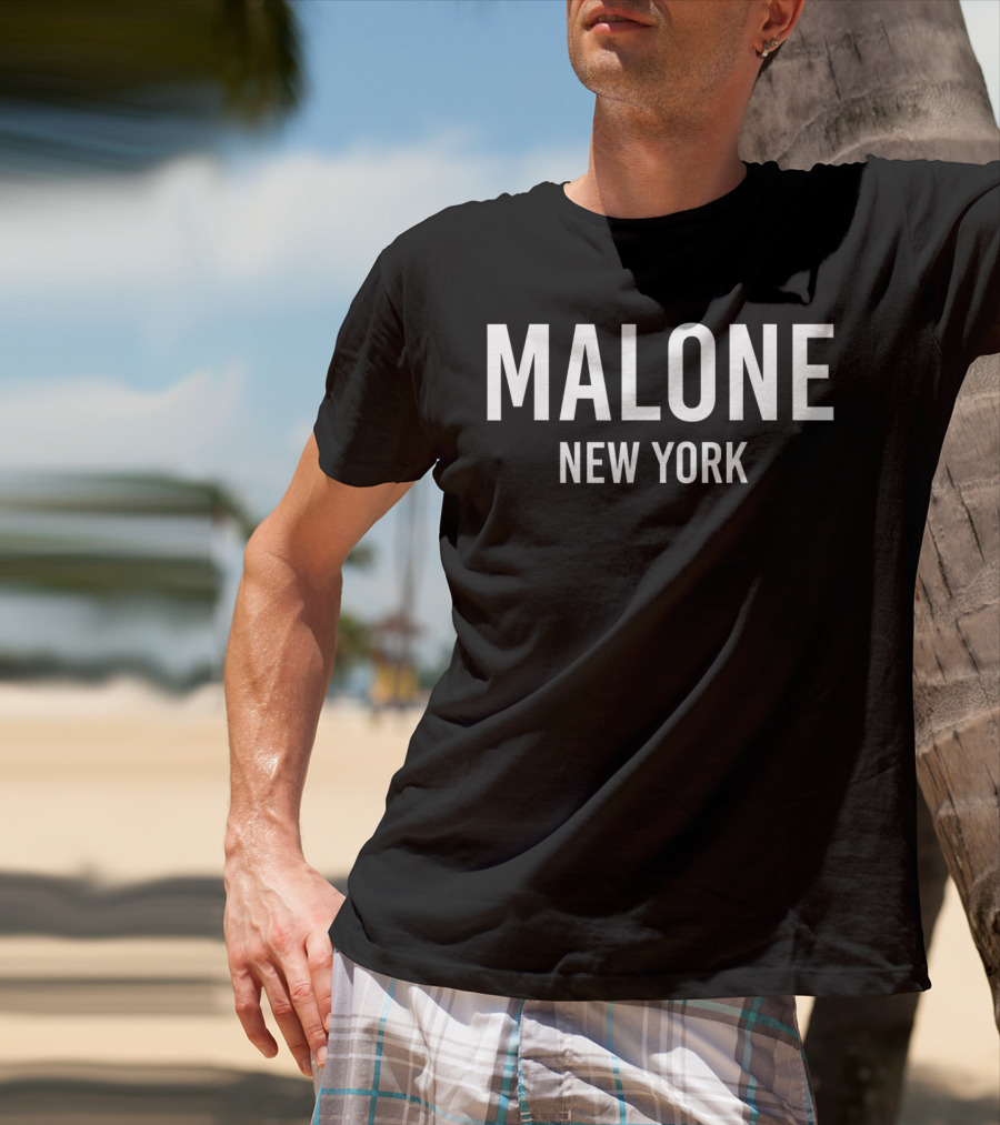 Malone New York NY USA Patriotic T-Shirt