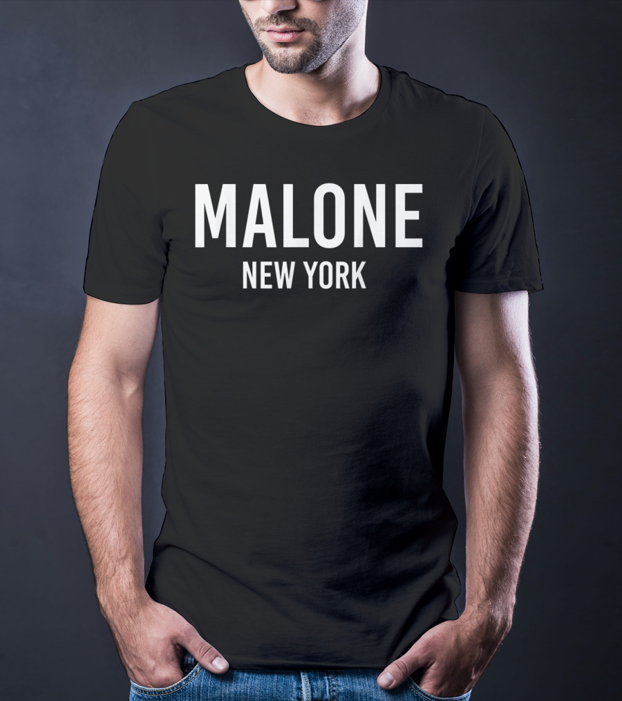 Malone New York NY USA Patriotic T-Shirt