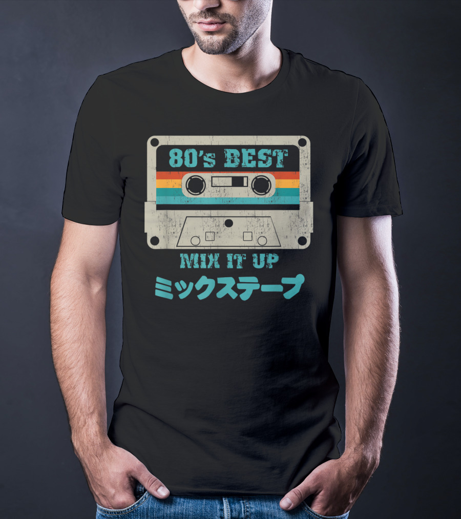 80s Best Mix It Up Cassette Japanese Otaku Aesthetic T-Shirt