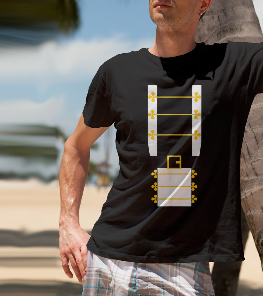 Nutcracker Soldier Costume Uniform Belt Buckle Ballet T-Shirt