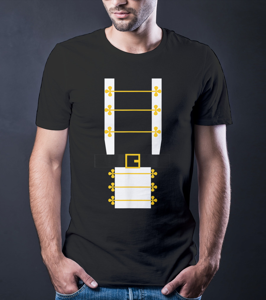 Nutcracker Soldier Costume Uniform Belt Buckle Ballet T-Shirt