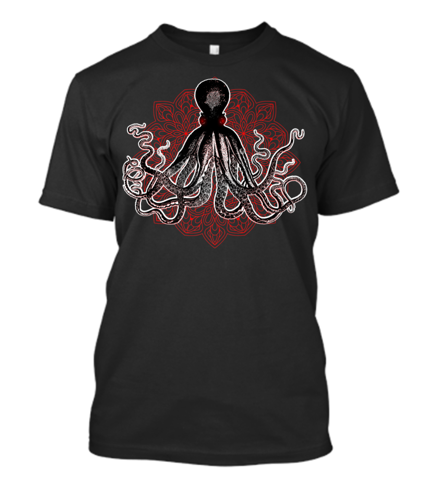 Octopus Mandala Cute Sea Creature Marine Lover T-Shirt