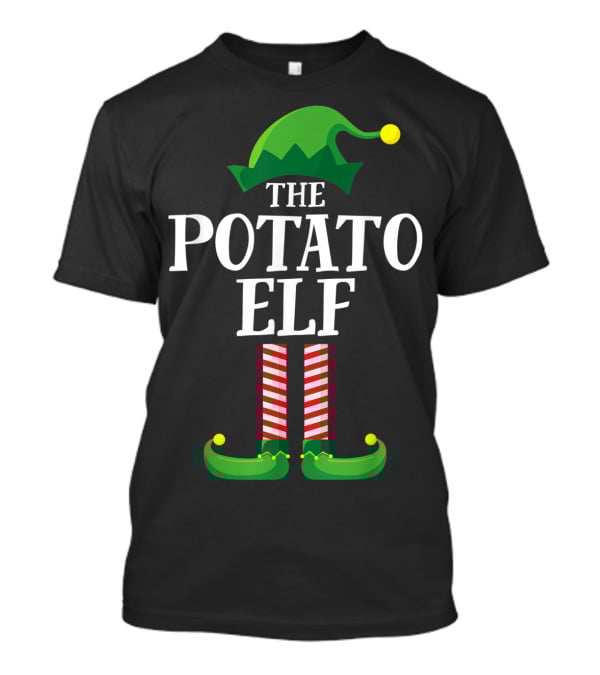The Potato Elf Matching Family Group Christmas Costume T-Shirt
