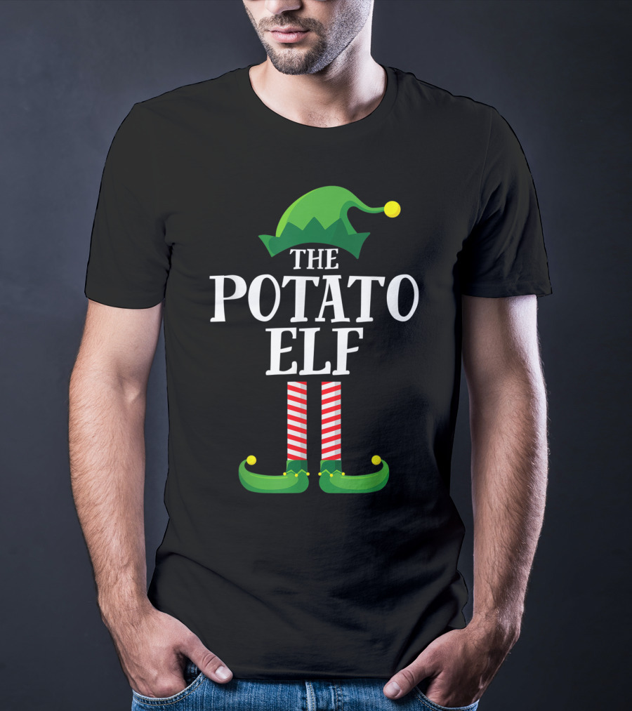 The Potato Elf Matching Family Group Christmas Costume T-Shirt