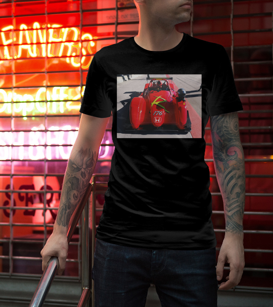 Honda Red Race Car 176 T-Shirt