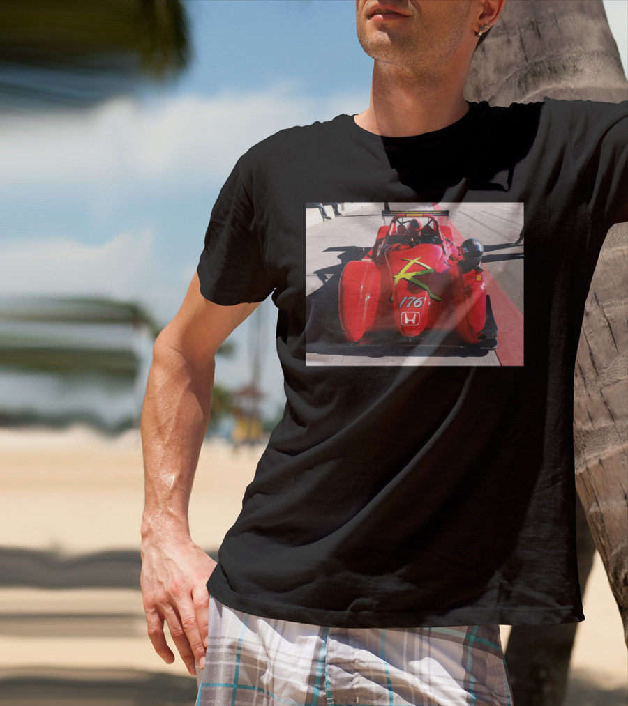 Honda Red Race Car 176 T-Shirt
