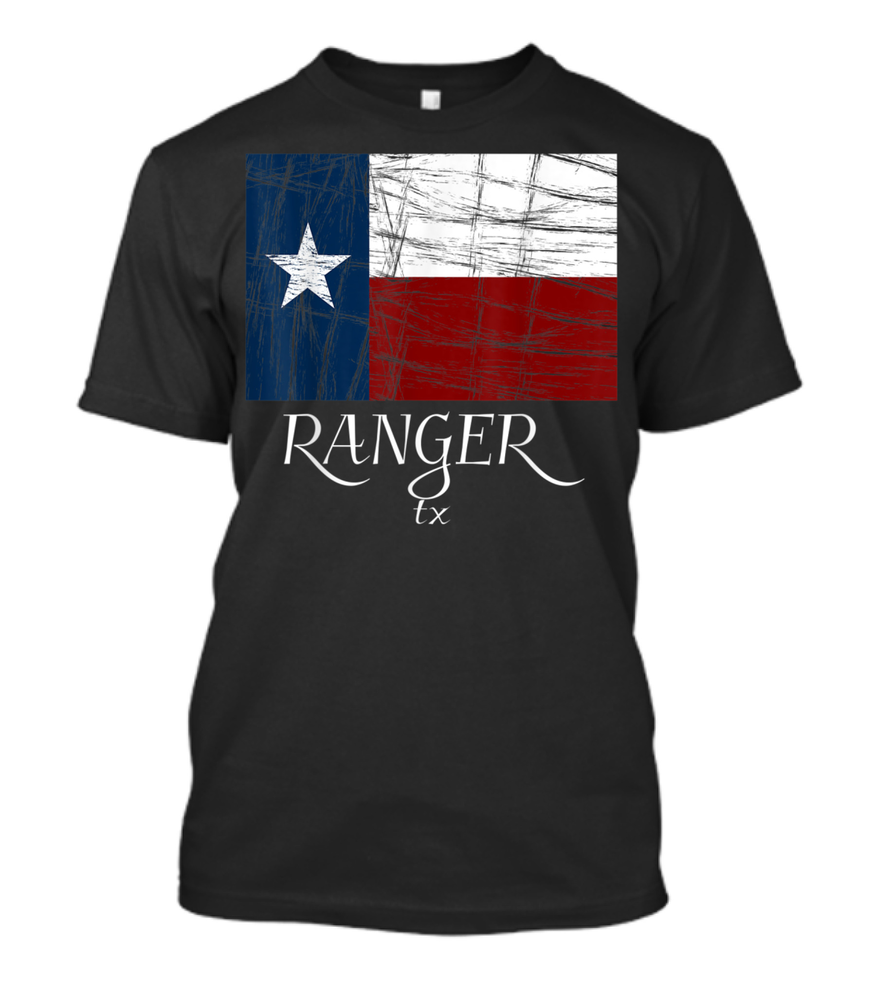 Ranger TX Texas Flag State City T-Shirt