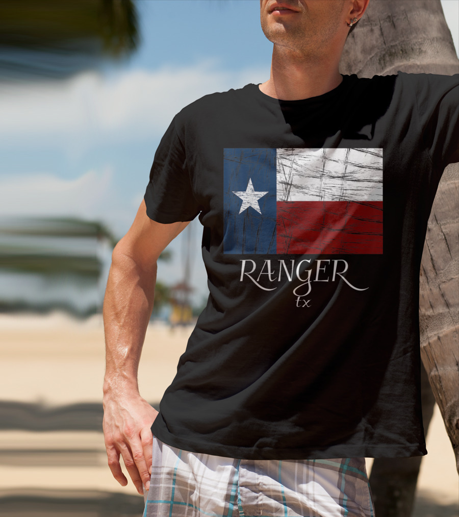 Ranger TX Texas Flag State City T-Shirt