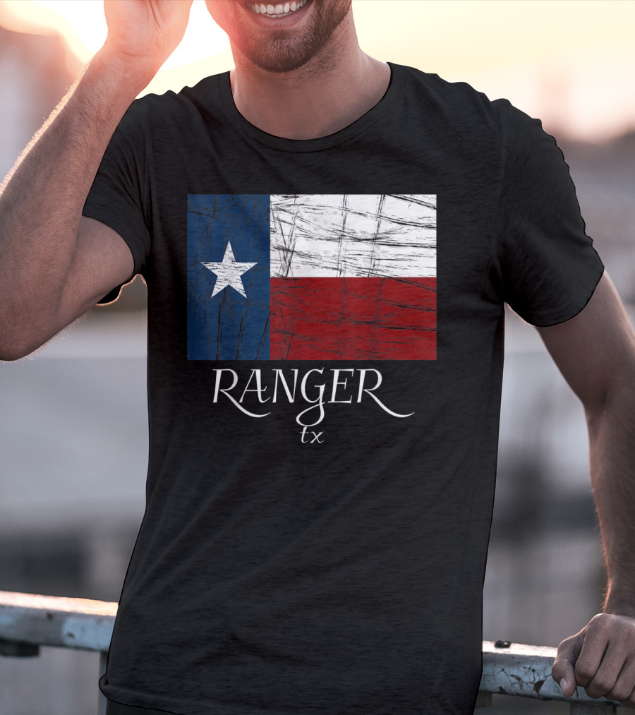 Ranger TX Texas Flag State City T-Shirt