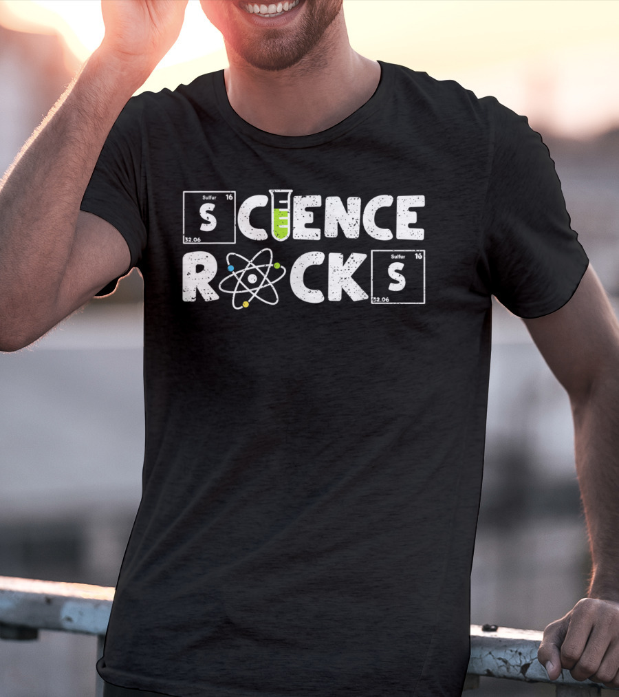 Science Rocks Teacher Scientist Sulfur Humor T-Shirt