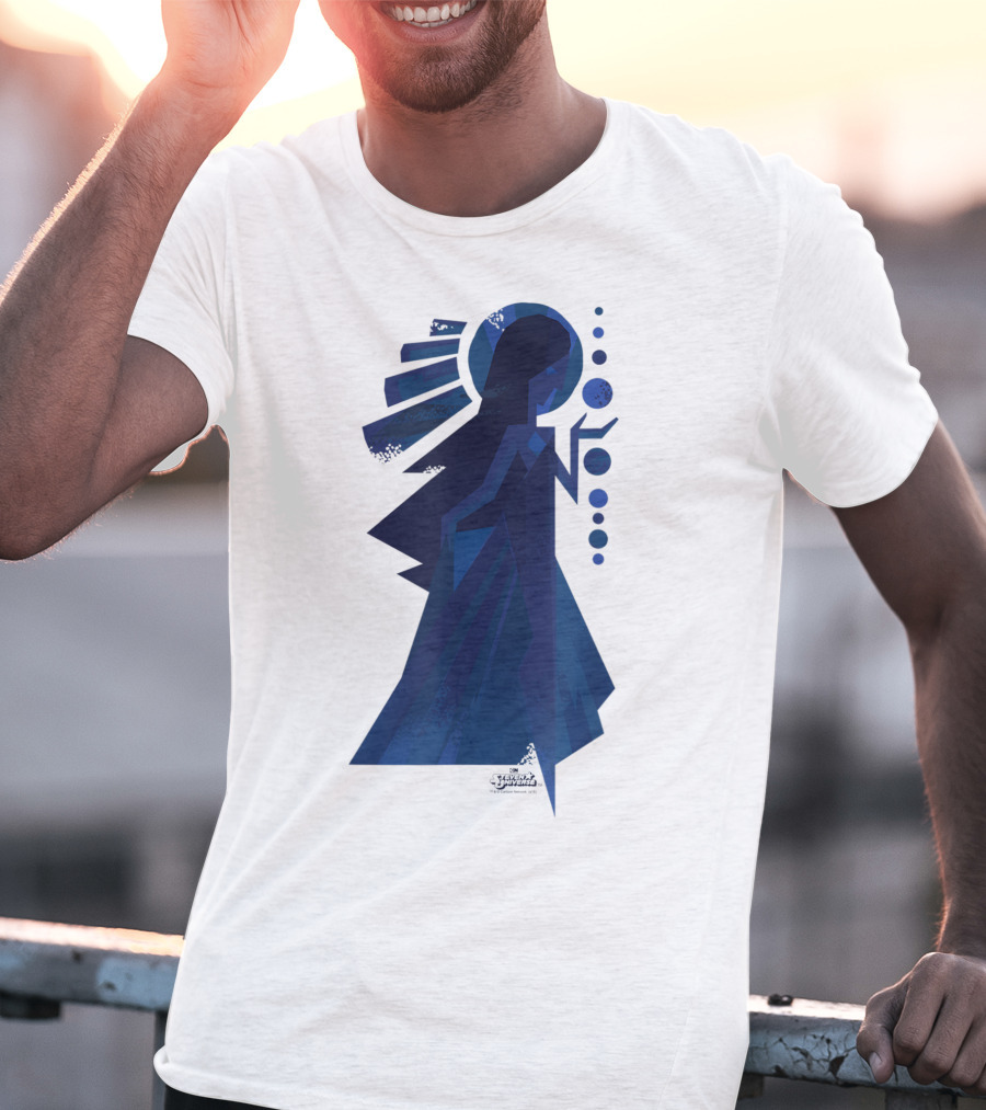 Steven Universe Blue Diamond Abstract Mural T-Shirt