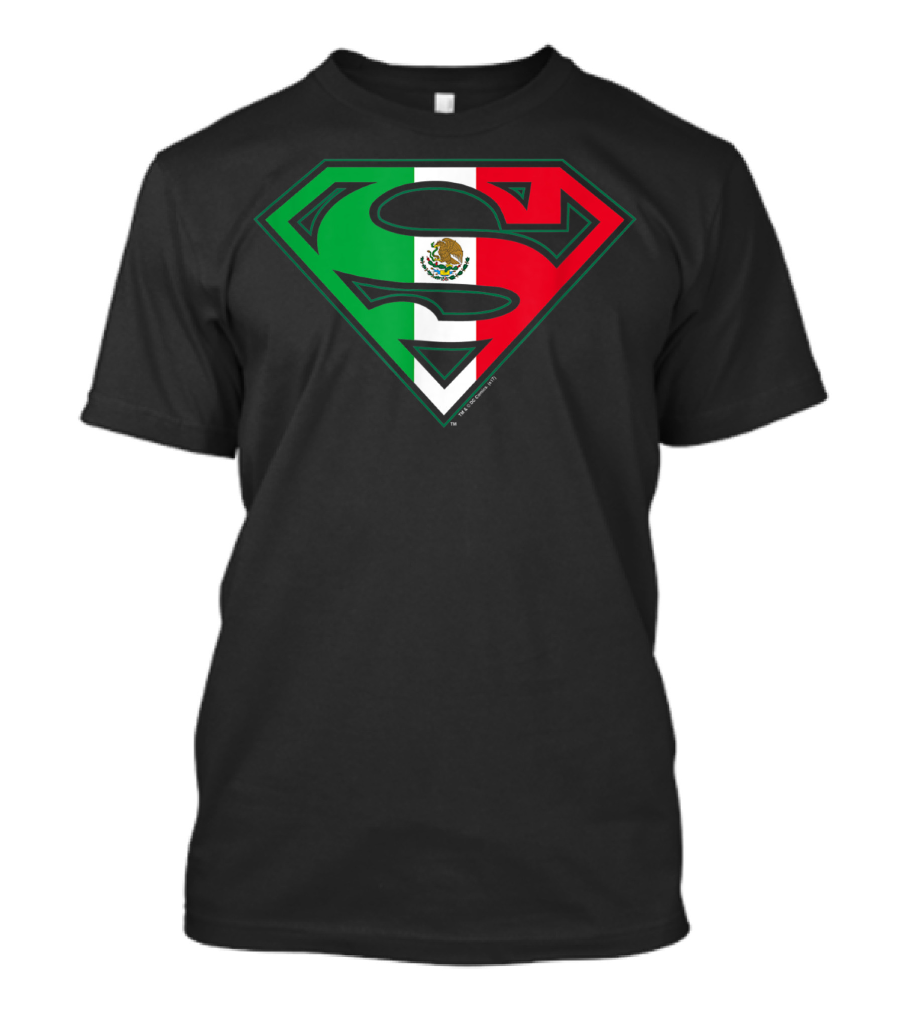 Superman Mexican Flag Emblem T-Shirt