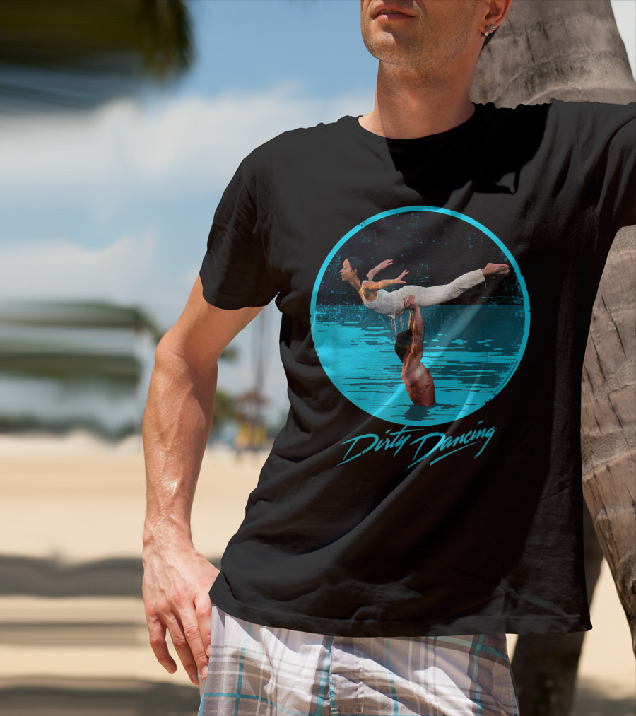 Dirty Dancing Iconic Lift Scene In Water T-Shirt