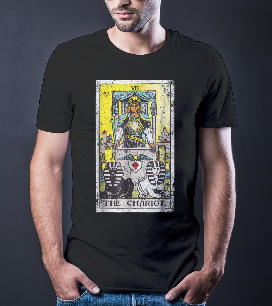 VII The Chariot Tarot Card T-Shirt