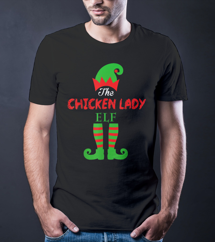 The Chicken Lady Elf T-Shirt