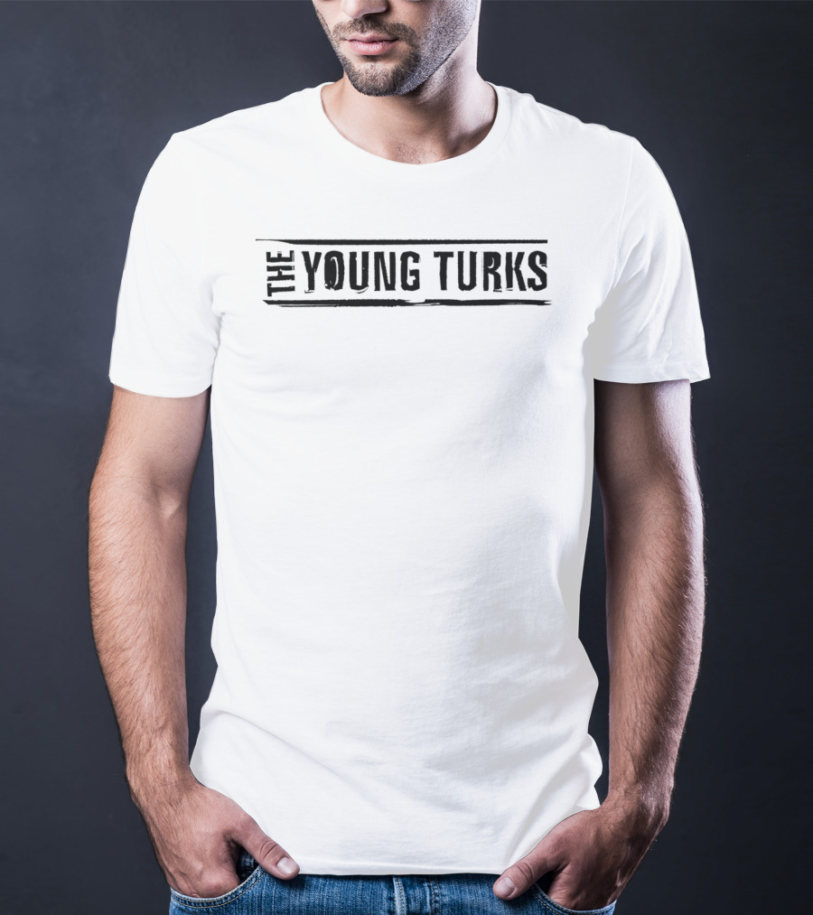 The Young Turks Black Text Bold Block T-Shirt