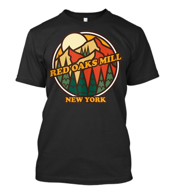Red Oaks Mill New York Mountain Vintage Hiking T-Shirt