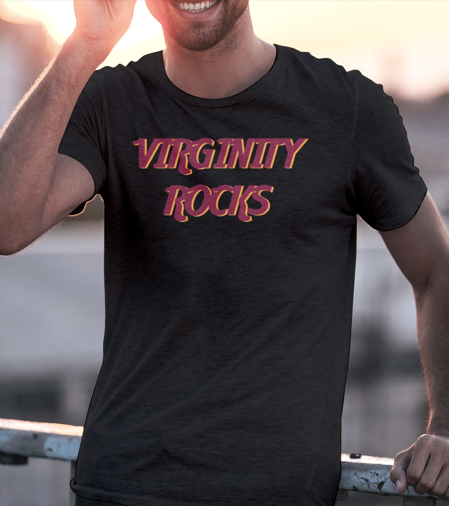 Virginity Rocks Danny Duncan Apparel Iconic Slogan Collection T-Shirt