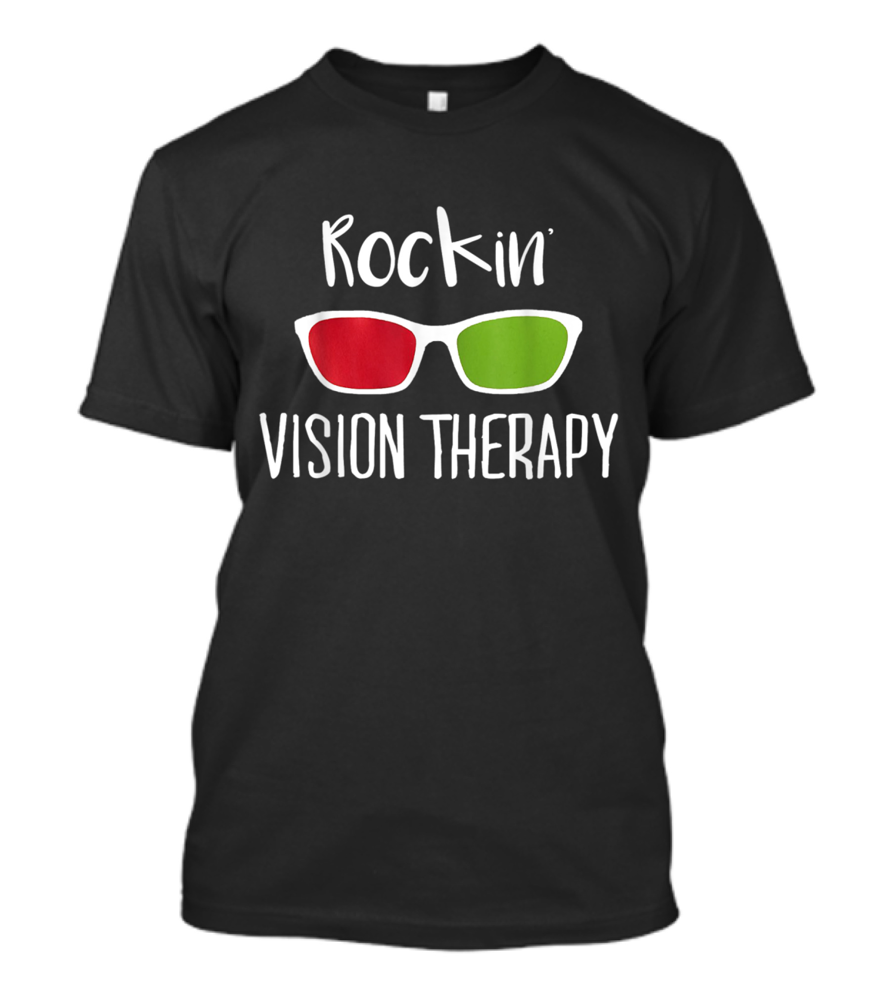 Rockin' Vision Therapy Red Green Awareness Support T-Shirt