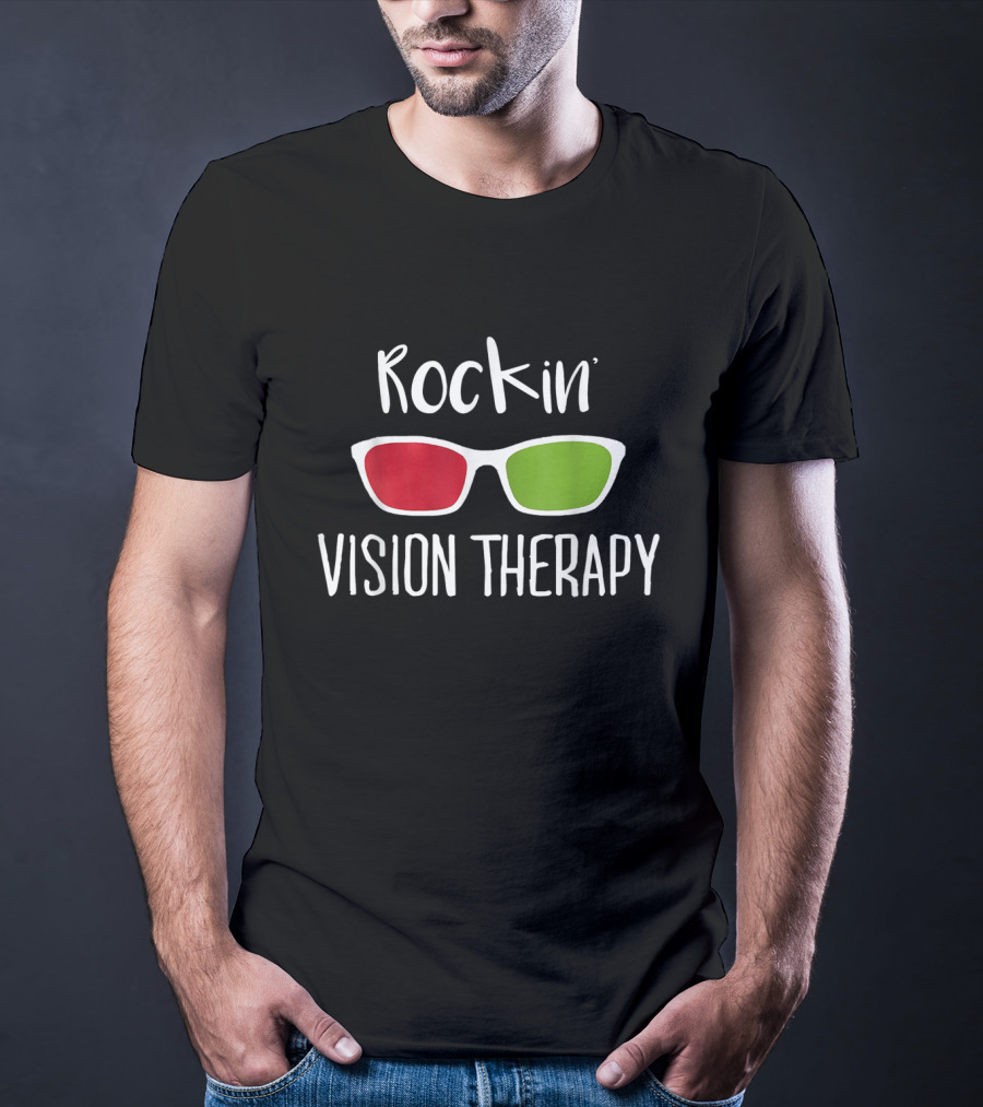 Rockin' Vision Therapy Red Green Awareness Support T-Shirt