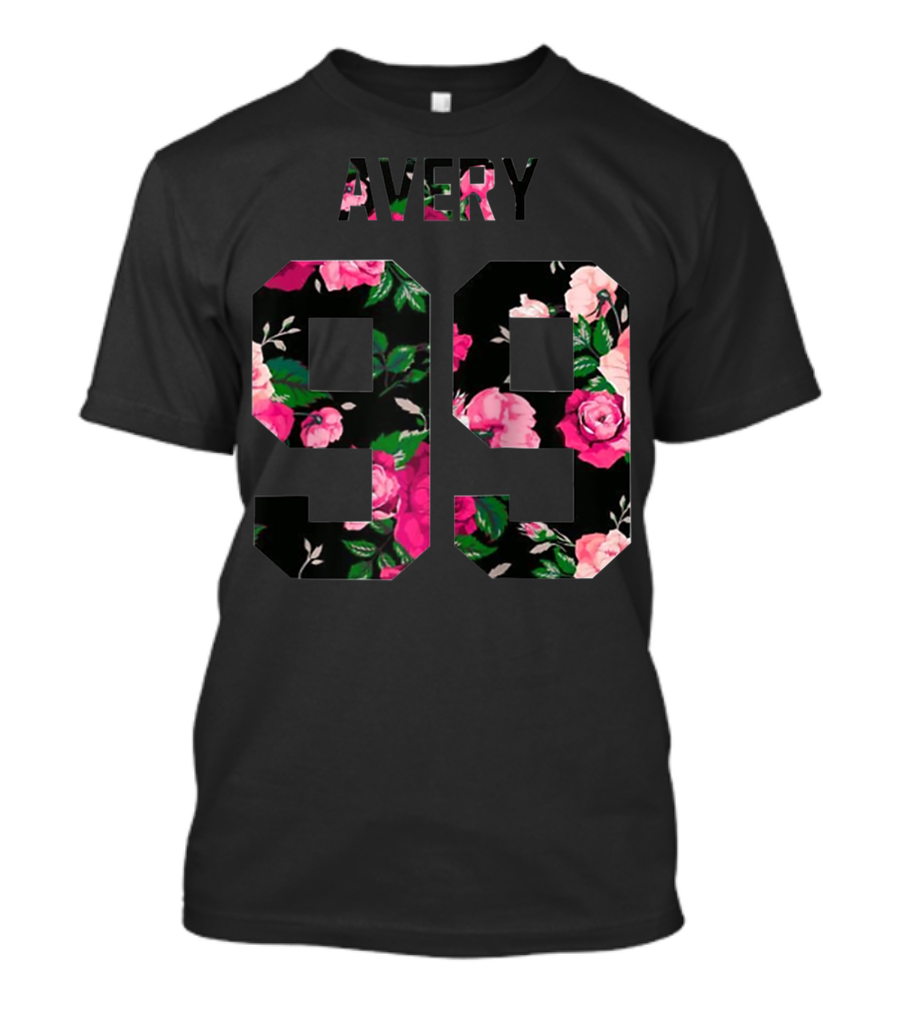 Avery 99 Floral Pattern Jack Avery Merchandise T-Shirt