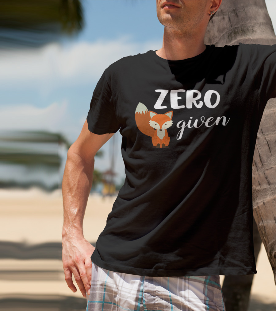 Zero Fox Given Cute Animal Lover T-Shirt