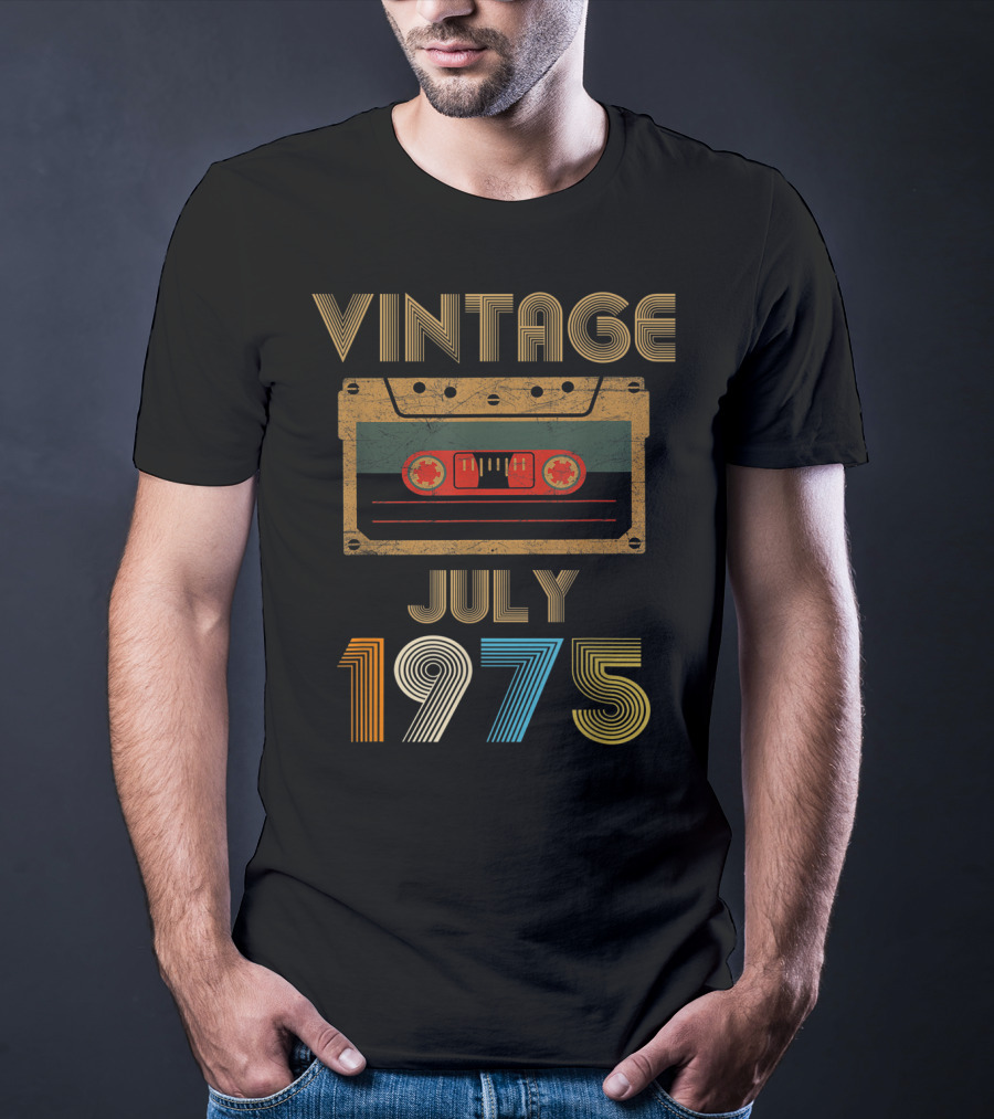 Vintage Cassette July 1975 T-Shirt