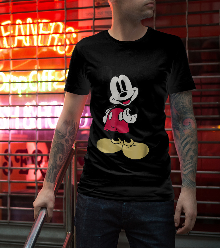 Disney Classic Mickey Mouse 1 XP Vintage Style Retro T-Shirt