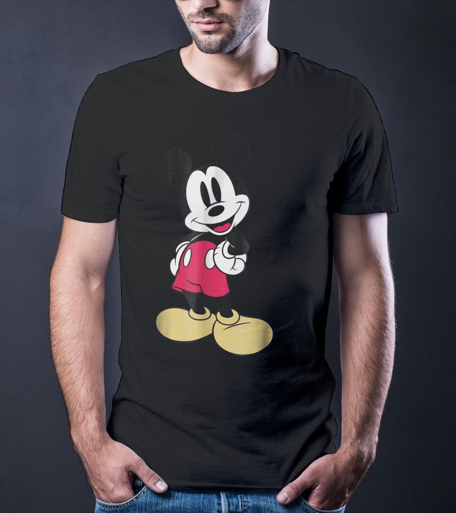 Disney Classic Mickey Mouse 1 XP Vintage Style Retro T-Shirt