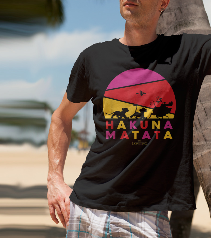 Hakuna Matata Disney Lion King Sunset T-Shirt
