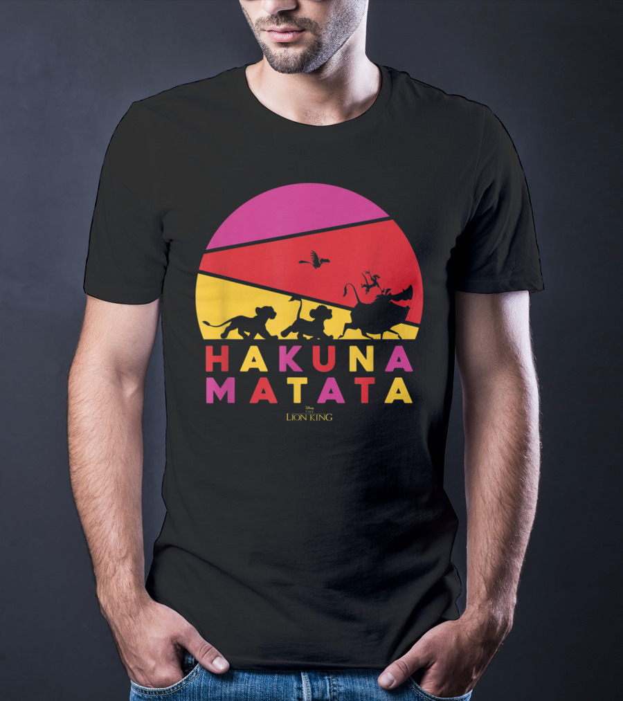Hakuna Matata Disney Lion King Sunset T-Shirt
