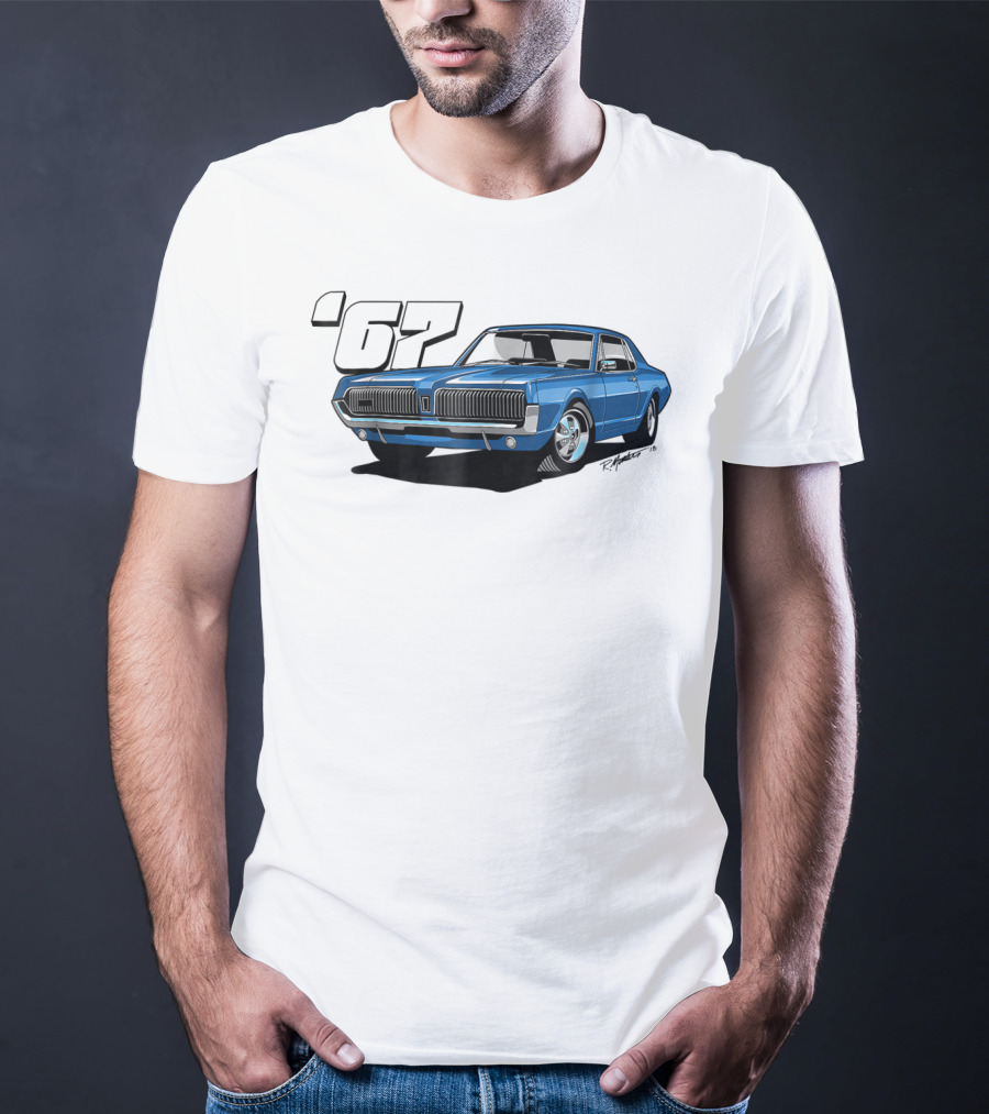 '67 Classic Blue 1967 Mercury Cougar T-Shirt