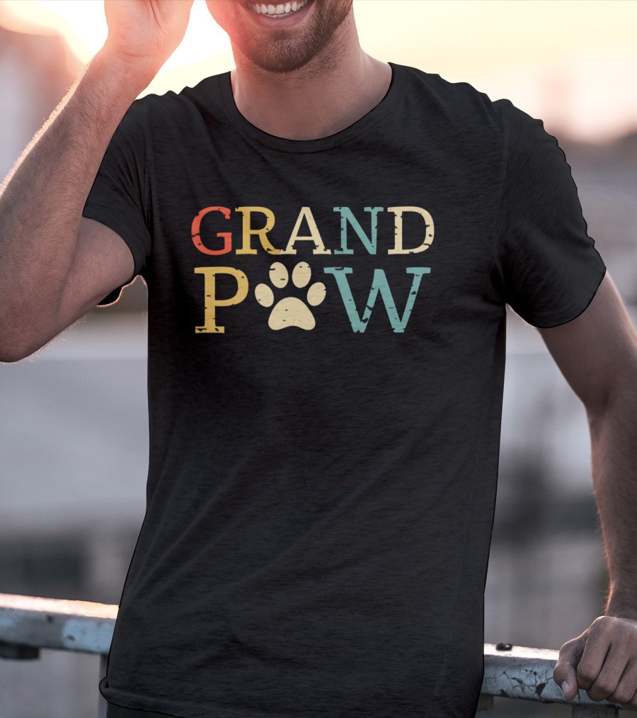 Grand Paw Best Grandparent T-Shirt