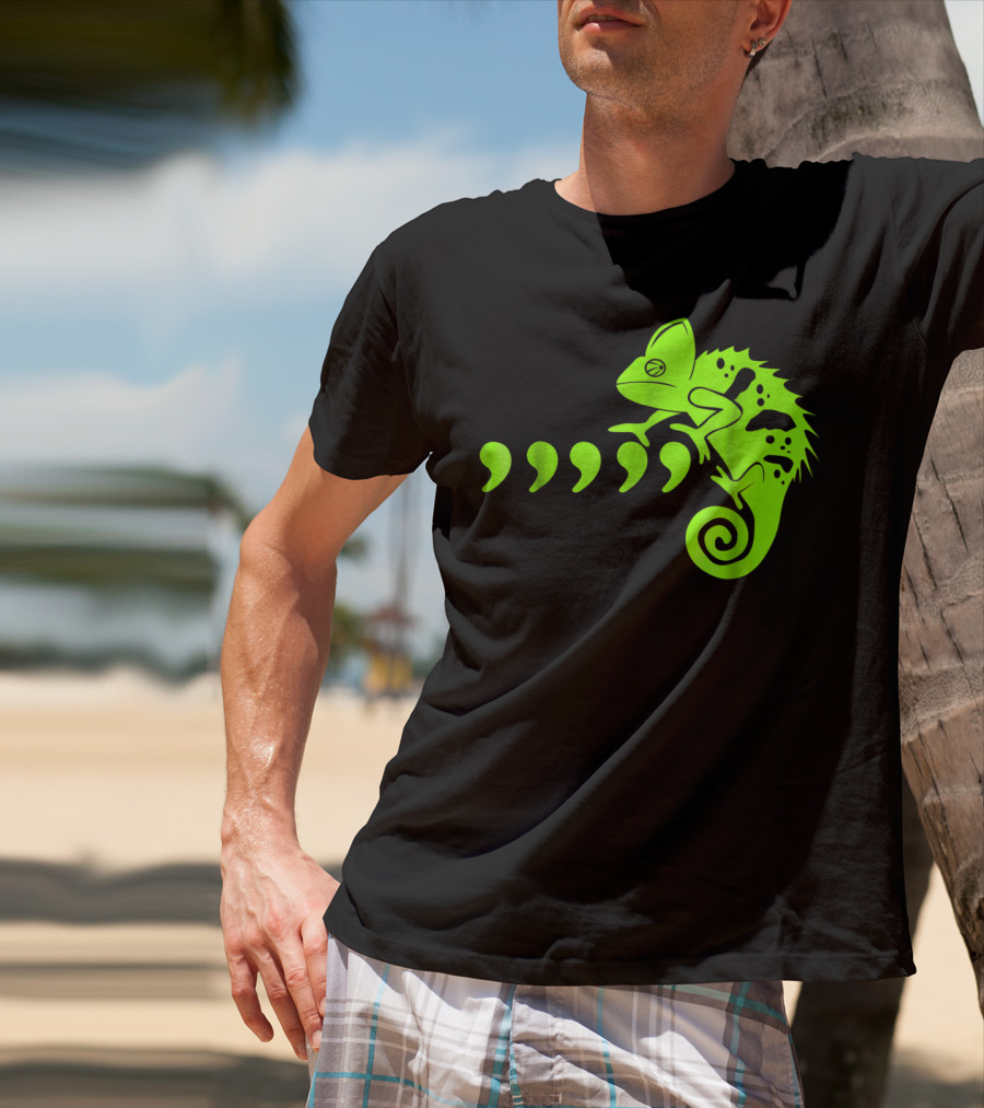 Comma Chameleon Love Country Music T-Shirt