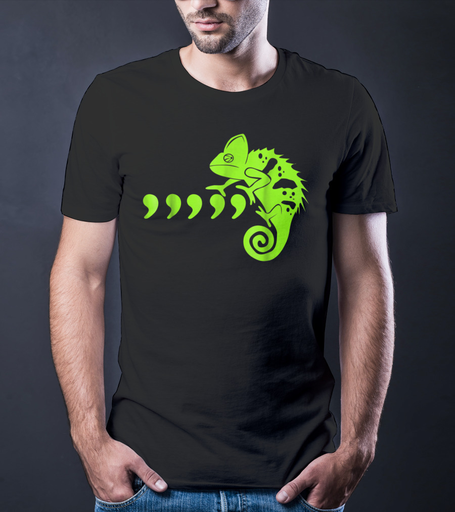 Comma Chameleon Love Country Music T-Shirt
