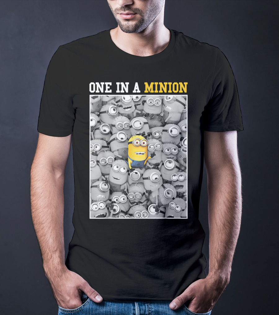 One In A Minion Despicable Me Color Pop Minions T-Shirt