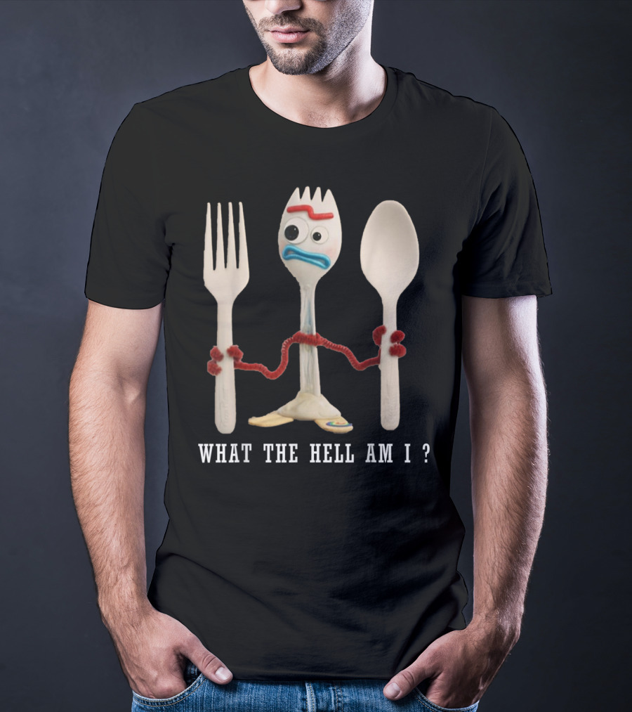 Forky What The Hell Am I Toy Story Character T-Shirt