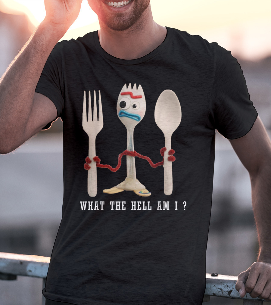 Forky What The Hell Am I Toy Story Character T-Shirt